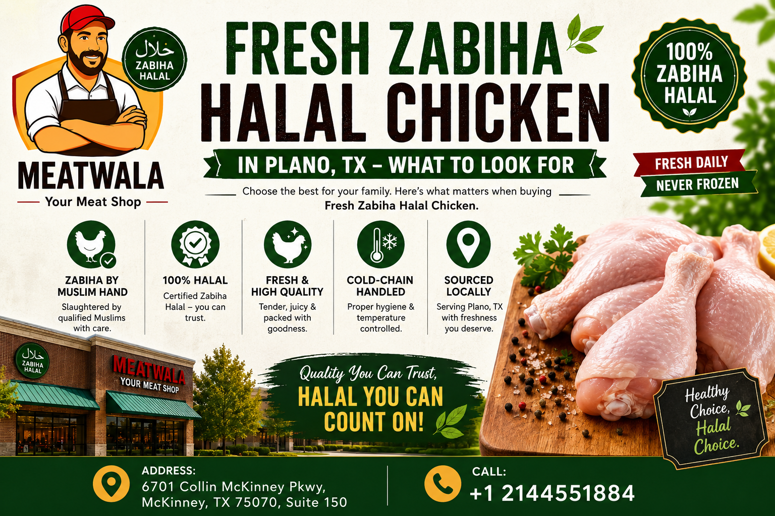 zabiha halal chicken Plano