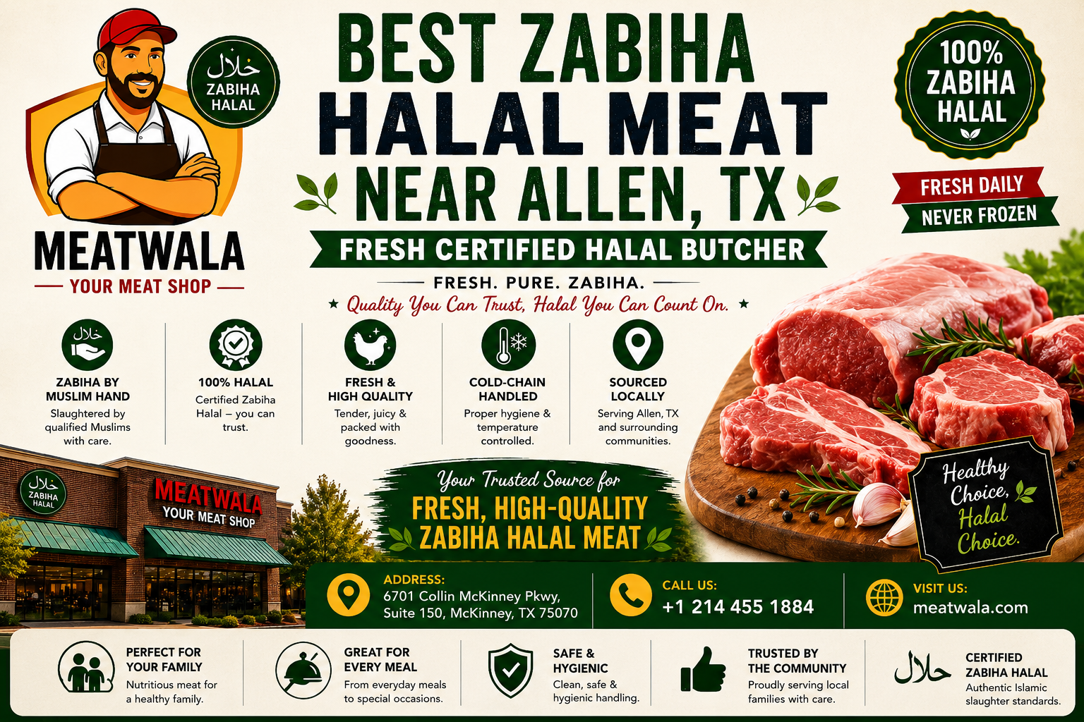 Best Zabiha Halal Meat Near Allen TX