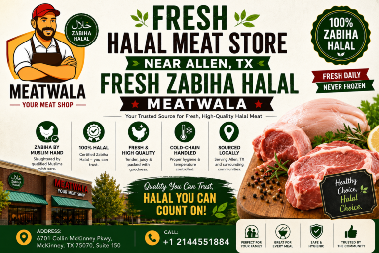 best halal meat store near Allen TX