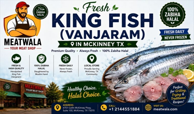 Fresh King Fish (Vanjaram) in McKinney TX