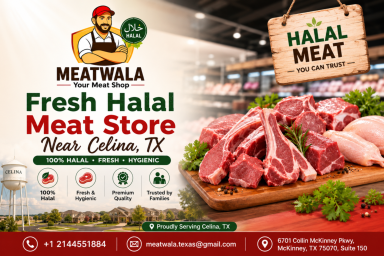 fresh halal meat store in celina