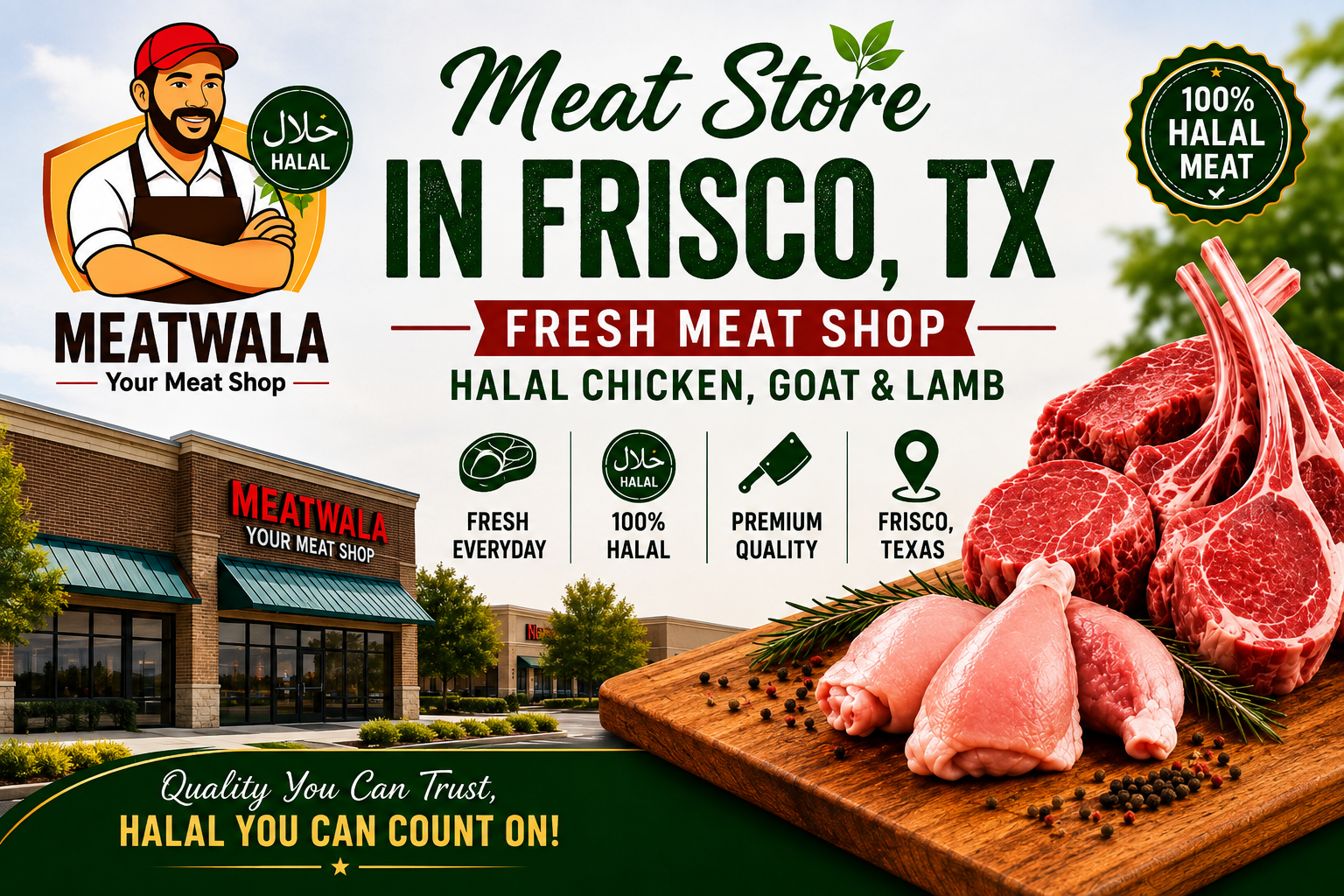 meat store in Frisco, TX
