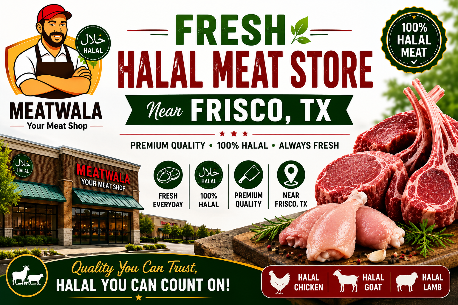 Fresh Halal Meat Store Near Frisco