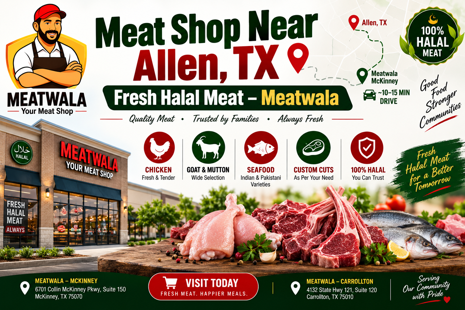Meat Shop Near Allen, TX